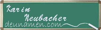 Karin Neubacher Visitenkarte
